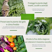 Tessuto Ortoclima Telo per Coprire Le Piante in Tessuto Non Tessuto 30 g/m2, Copripiante da Gelo 2x5 m