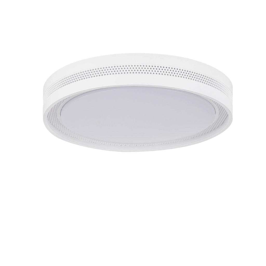 Plafoniera LED moderna bianca Ø40 perforata 25W Ronda