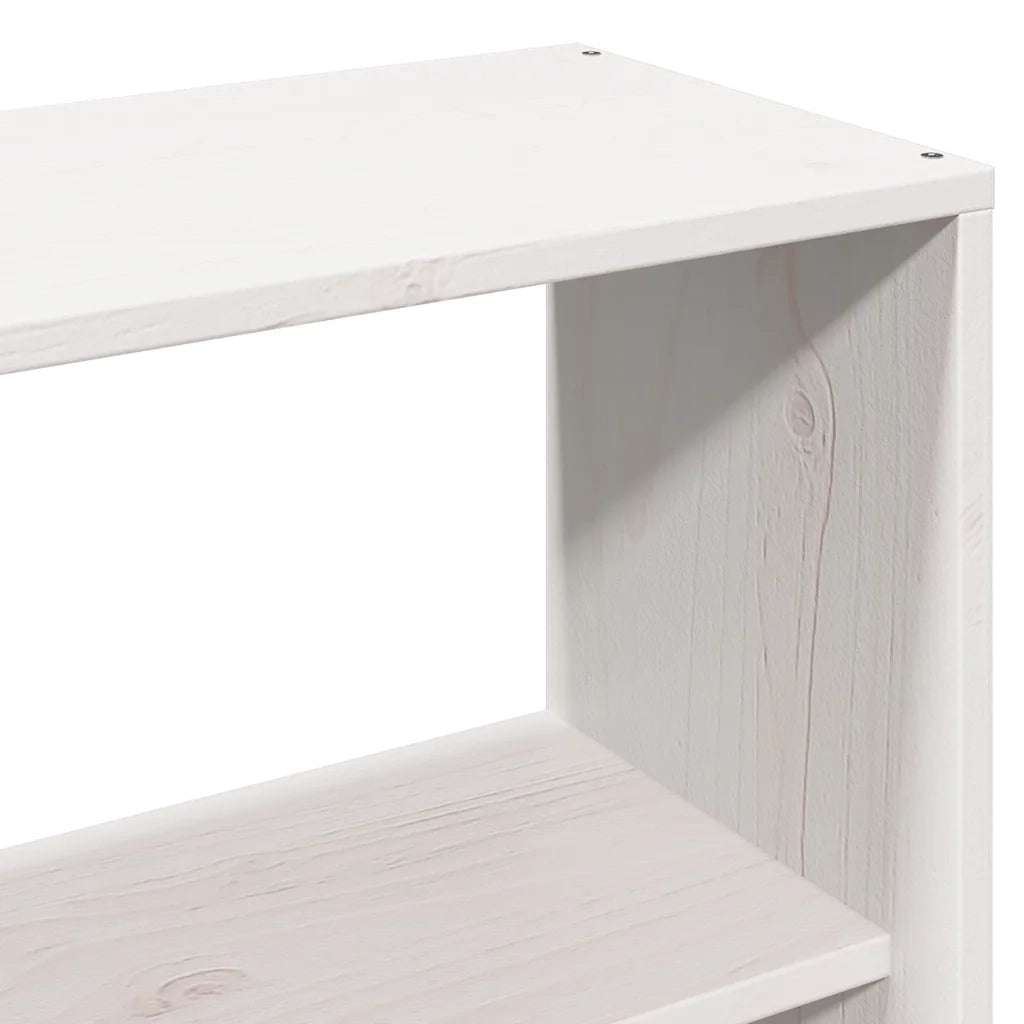 Letto senza Materasso Bianco 120x190 cm Legno Massello di Pino 3323240