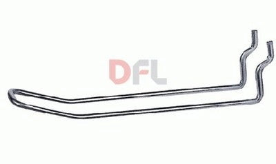 GANCI GANCIO IN FERRO PER PANNELLI PORTAUTENSILI MODELLO DOPPIO CM10 mm38 PZ 50