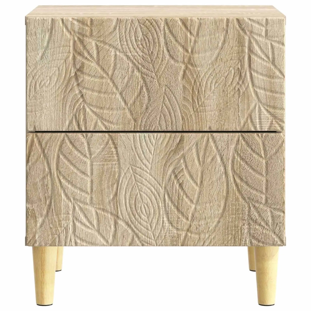 Comodino 2 pz Rovere Sonoma 43 x 34,5 x 48 cm 894990