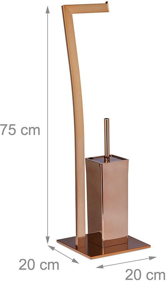 Porta carta igienica con porta scopino 71 cm rame 13_0002546_2