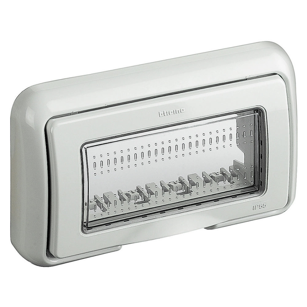 Coperchio ip55 bticino 25604 per scatola 504e grigio ral 7035