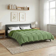 Duvet Estivo Trapuntato Verde 200 x 240 cm Microfibra 42025957