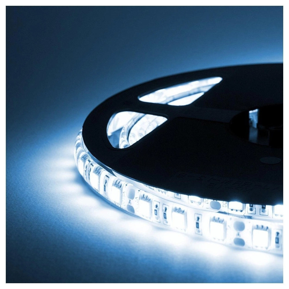 Trade Shop - Striscia Led - 5 Metri - 72w - Smd5050 Bianco Freddo - 300 Led Aipiy - -bianco Freddo      -