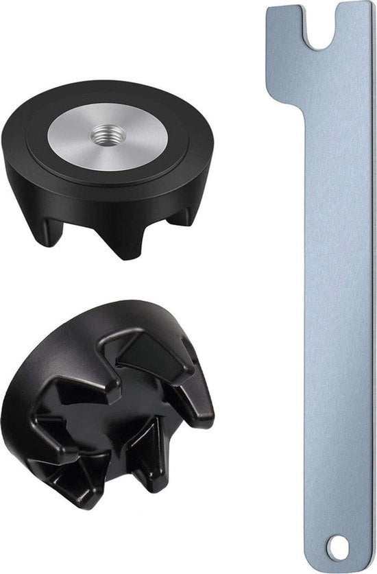 Blender di Ricambio - Connessione con Chiave - Compatibile - con Chiave a Tastone - Per Blender da Cucina KSB5 KSB3 - Per WP9704230VP WP9704230 PS1174692