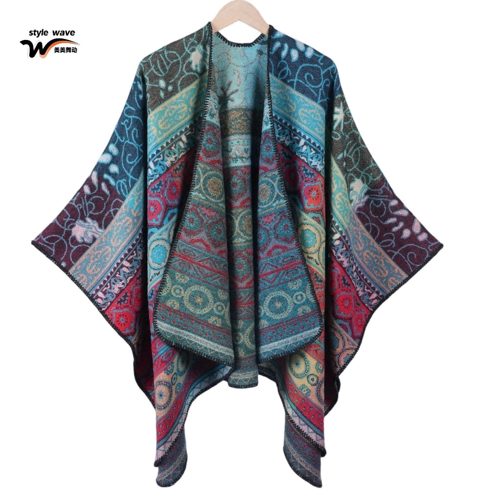 Nuovo scialle/mantello vintage da donna