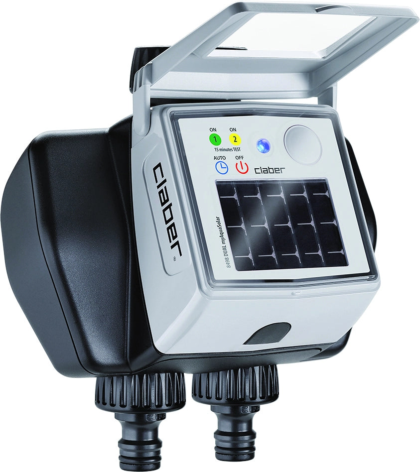 Claber PROGRAMMATORE DUAL MYAQUASOLAR 2 VIE Art. 8498