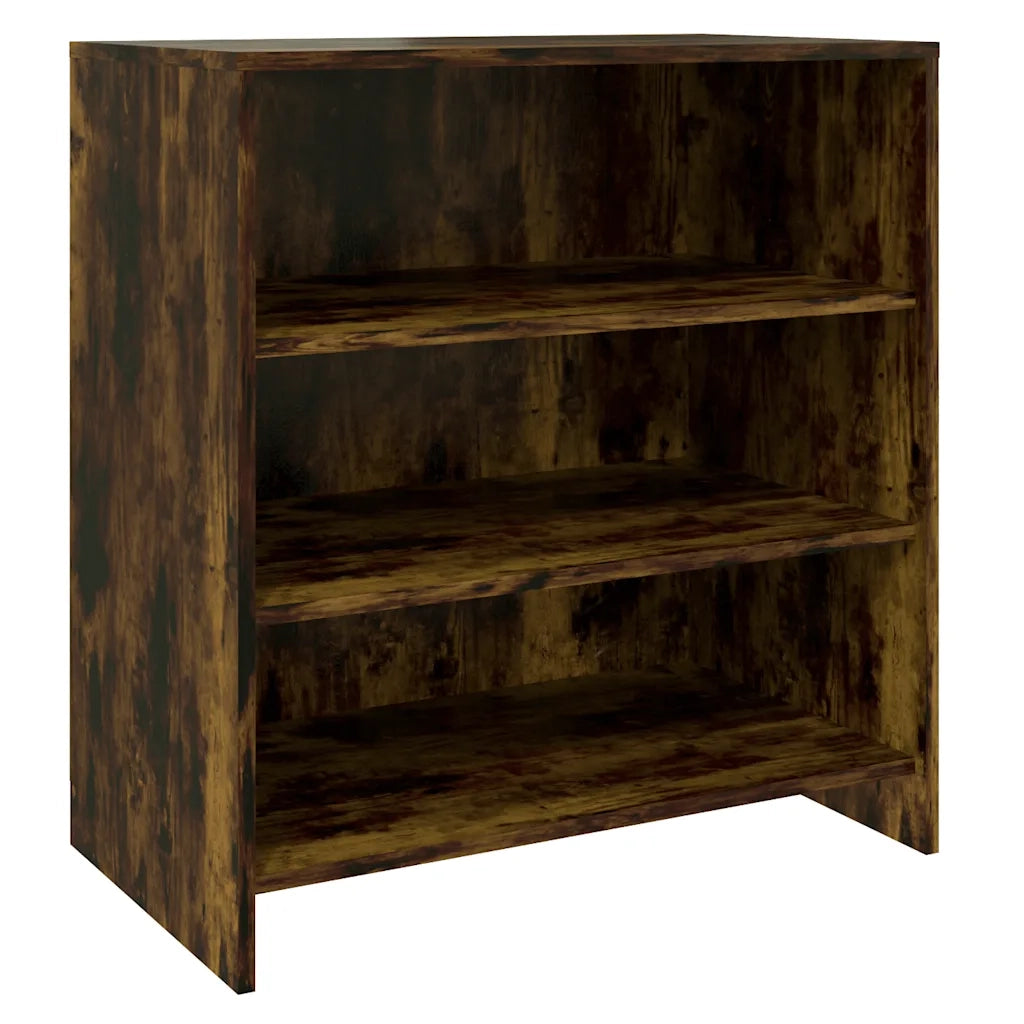 Credenze 2 pz Rovere Fumo in Legno Multistrato 3098086