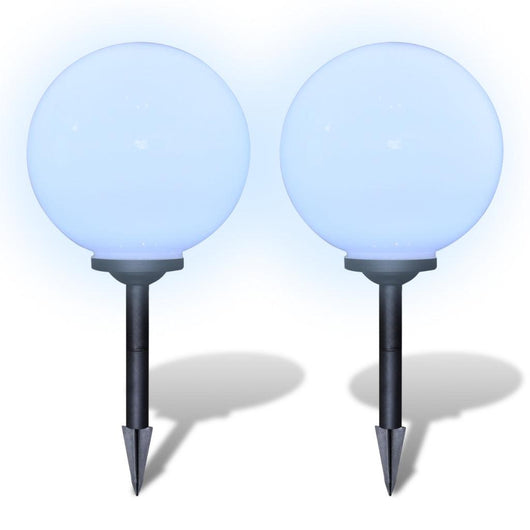 Sfera solare per esterni 30 cm 2 pezzi decorazione luminosa 2402052