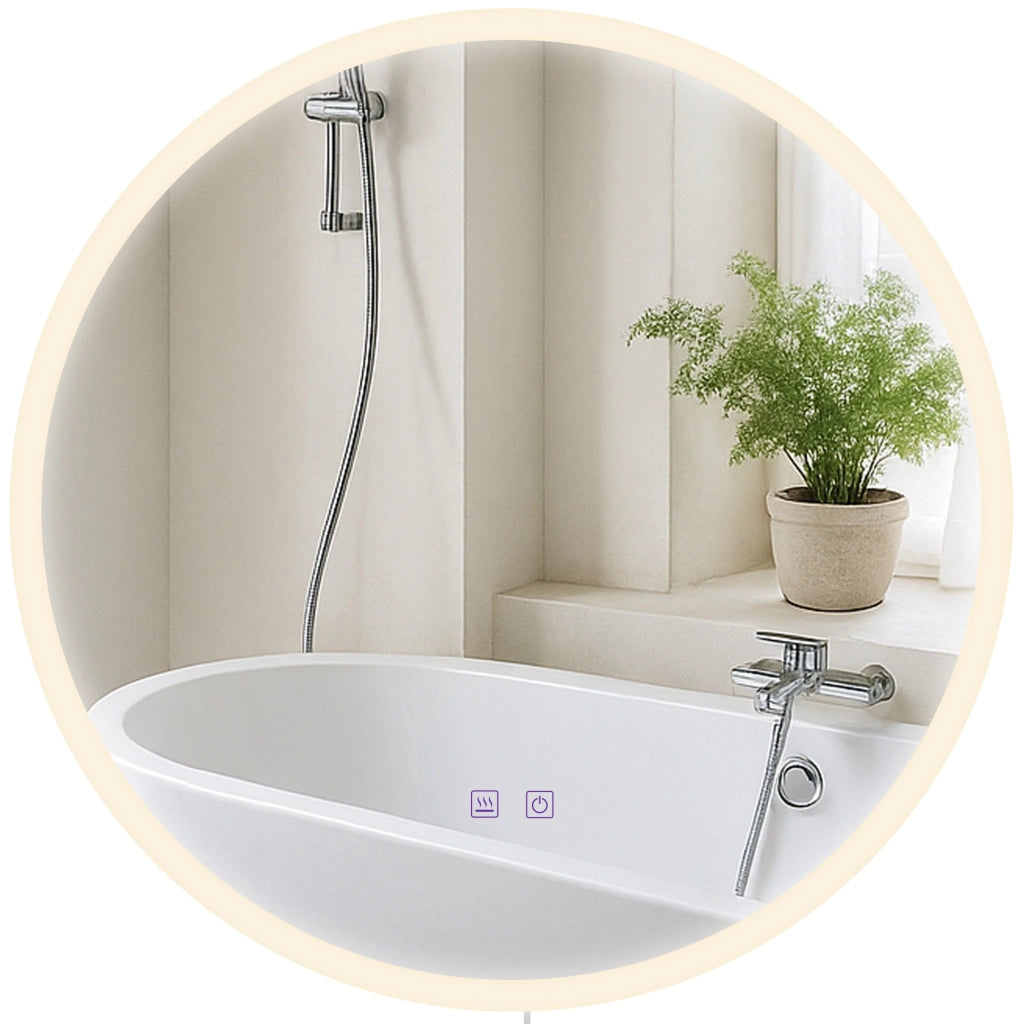 Specchio da bagno Laconia 60 senza Bluetooth