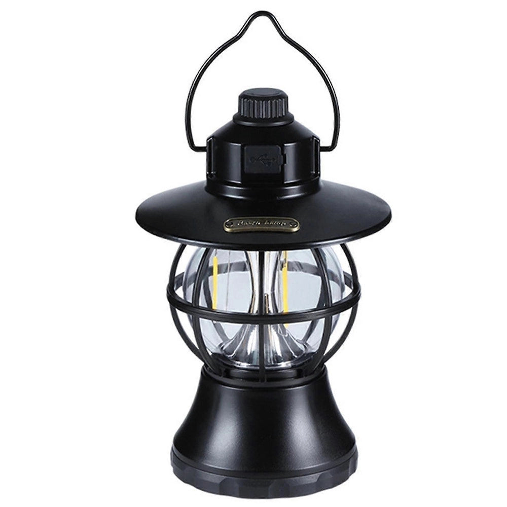 Trade Shop - Lampada Da Campeggio Multifunzionale Led Portatile Lanterna Retrò Per Escursionismo Q-ly32 -