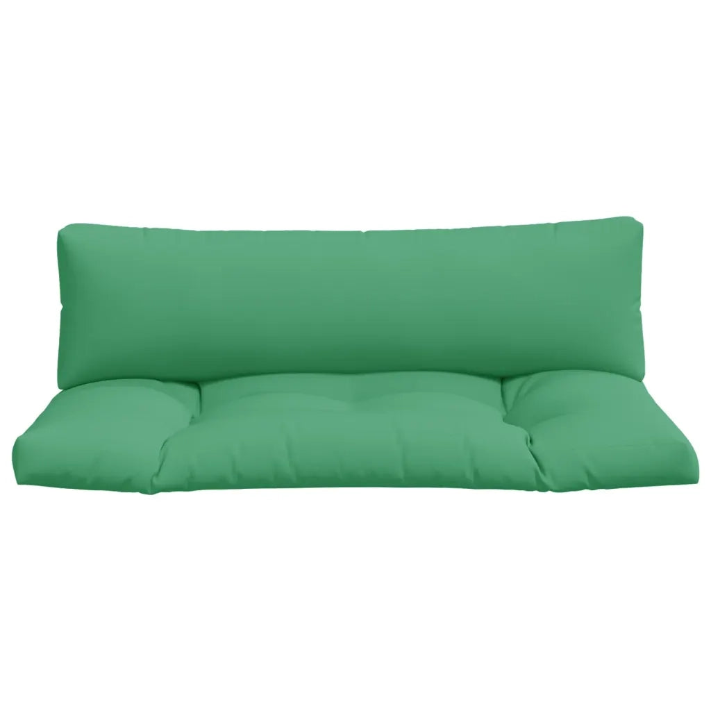 Cuscini per Pallet 2 pz Verdi in Tessuto 360927