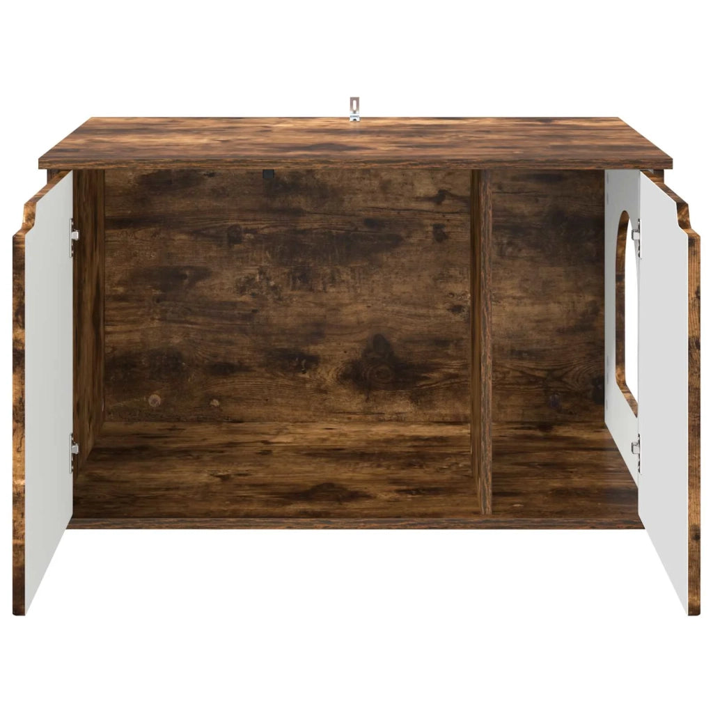 Casa per Gatti Rovere fumé 85 x 55 x 50,5 cm Legno multistrato