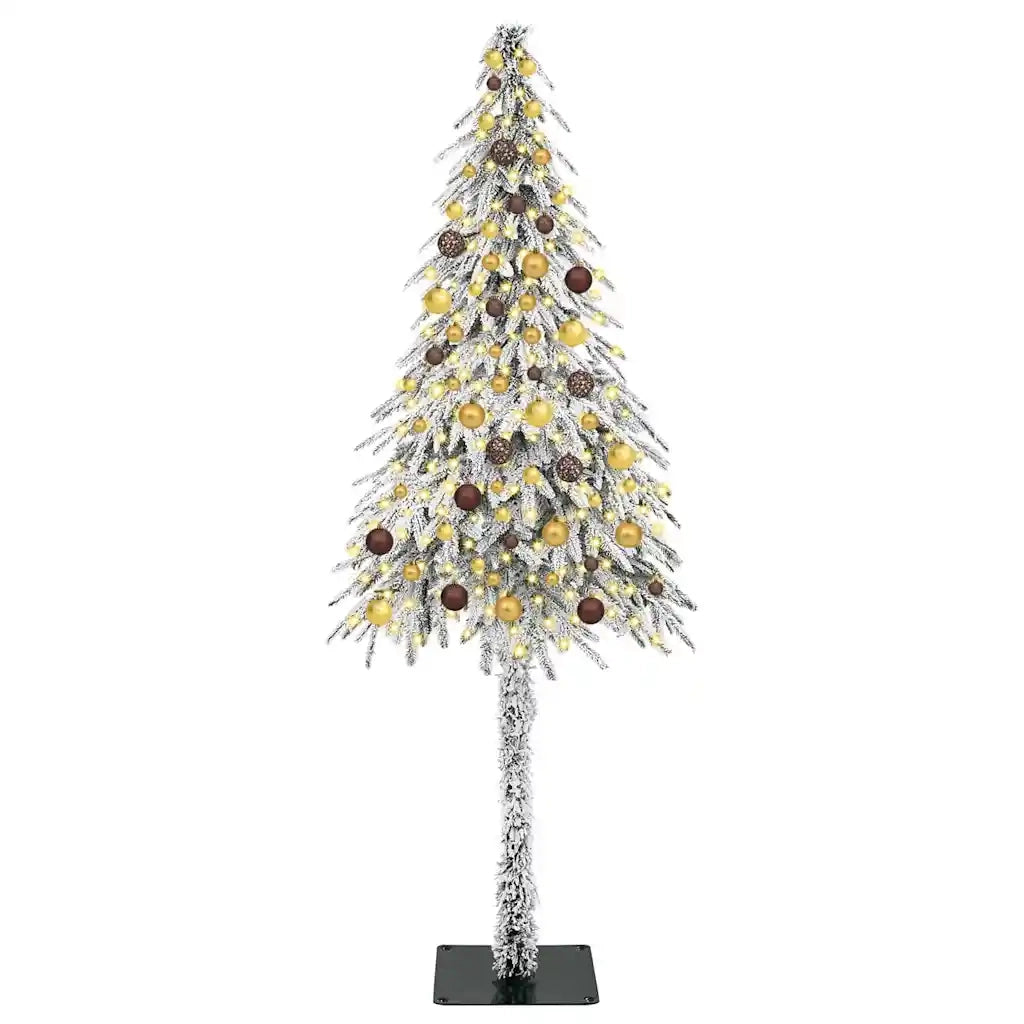 Albero di Natale con 300 LED Bianco 210 cm PE e Acciaio 3396239