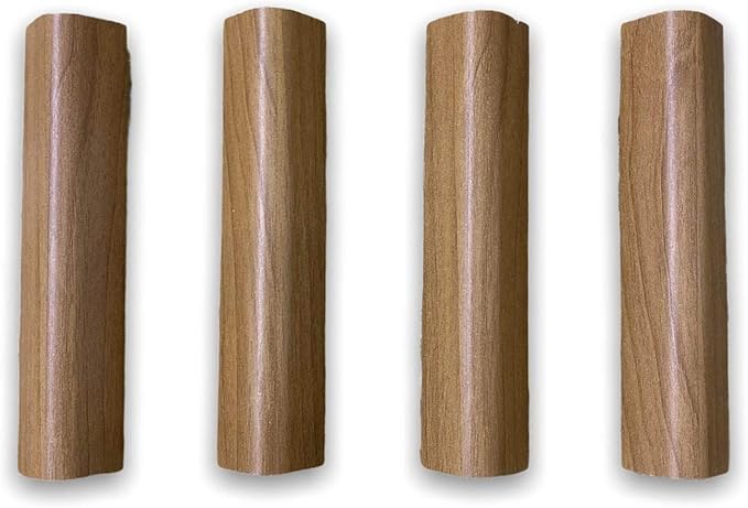 Finali angolari per zoccolo da cucina pezzi 4 H 10 NOCE CHIARO