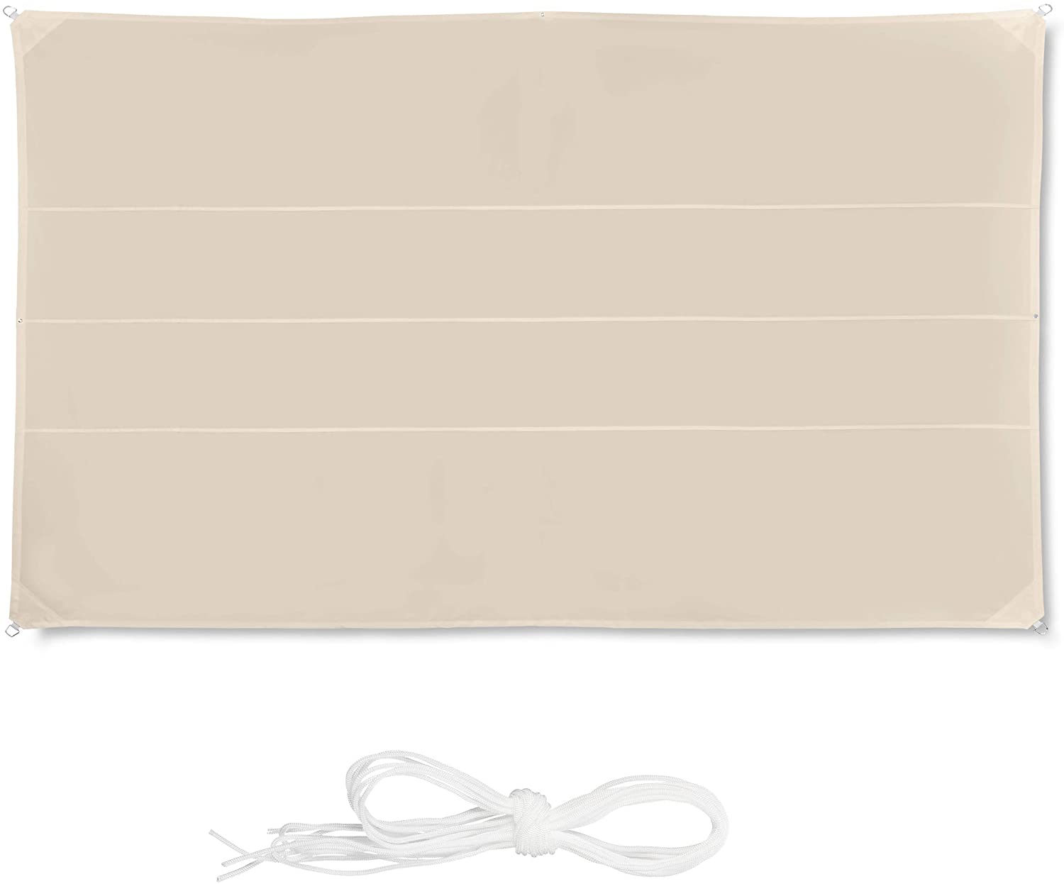 Vela ombreggiante rettangolare 4 x 6 m beige 13_0002930_4