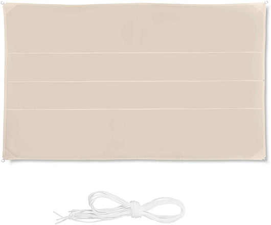 Vela ombreggiante rettangolare 4 x 6 m beige 13_0002930_4