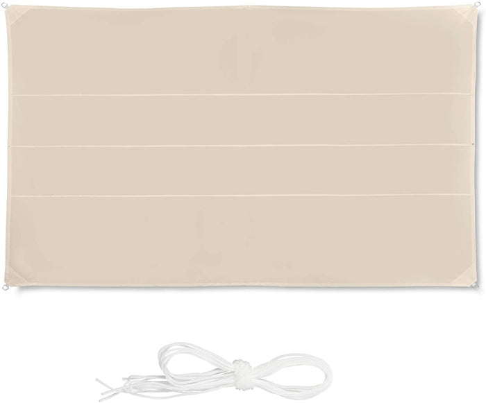 Vela ombreggiante rettangolare 4 x 6 m beige 13_0002930_4