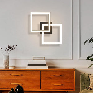 ZMH Lampada da soffitto plafoniera LED moderna 24W design elegante per camera letto corridoio