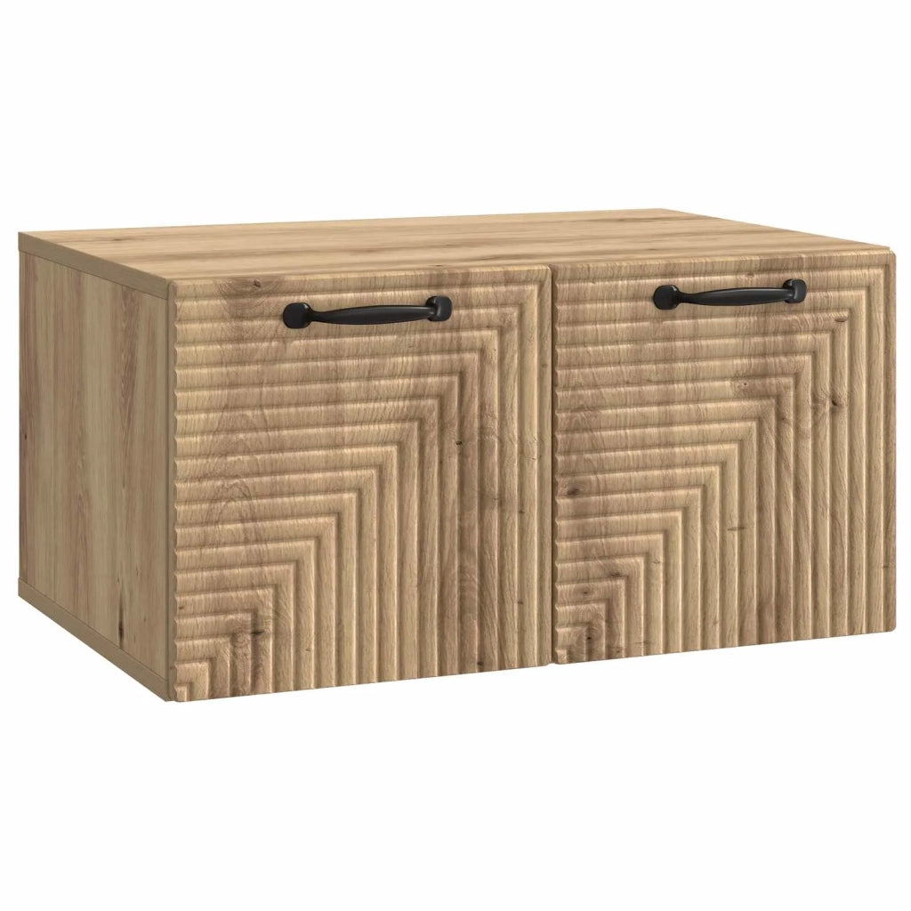 Mobile Porta TV da Muro Rovere Artigianale 59,5 x 41 x 30 cm