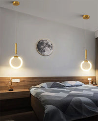 Lampada A Sospensione Led Lhj058-cp1 Brush Gold