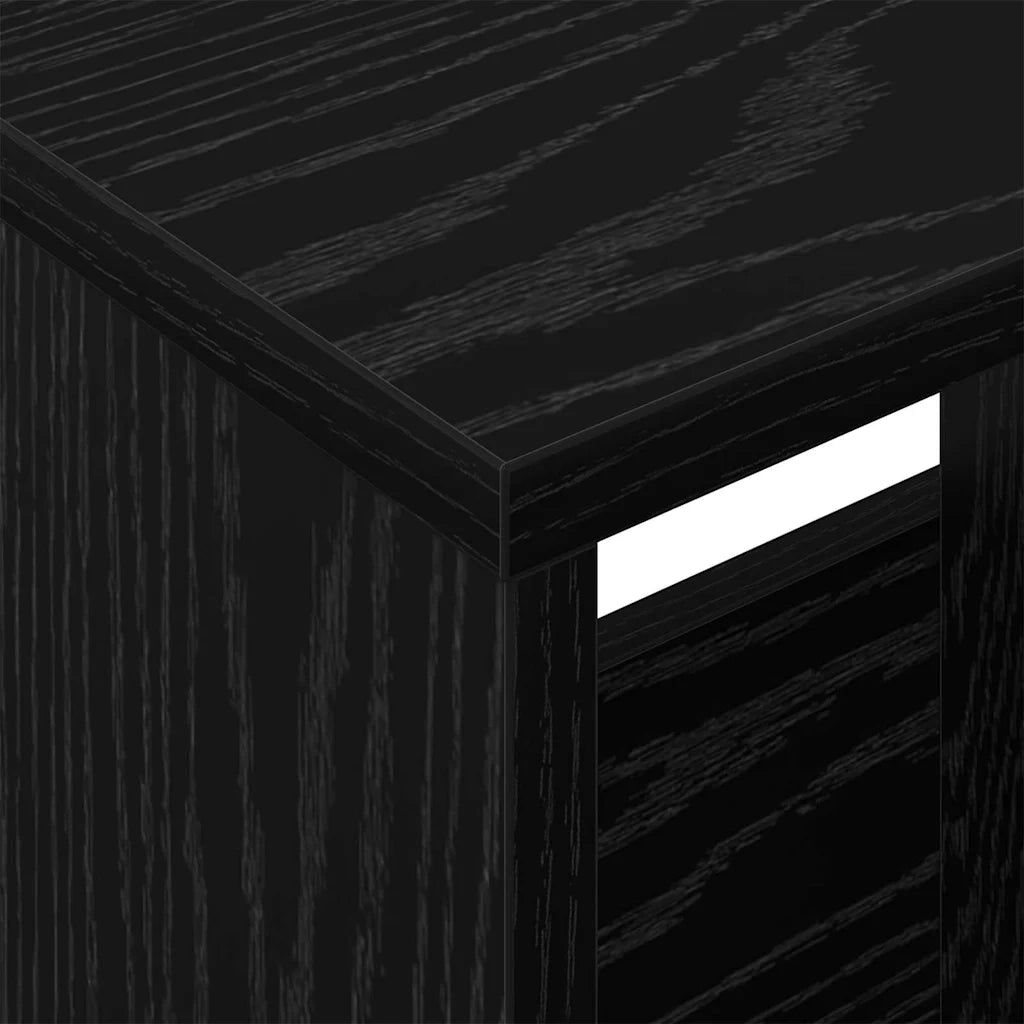 Scaffale per riviste Rovere Nero 102 x 30 x 45 cm CFW7813343