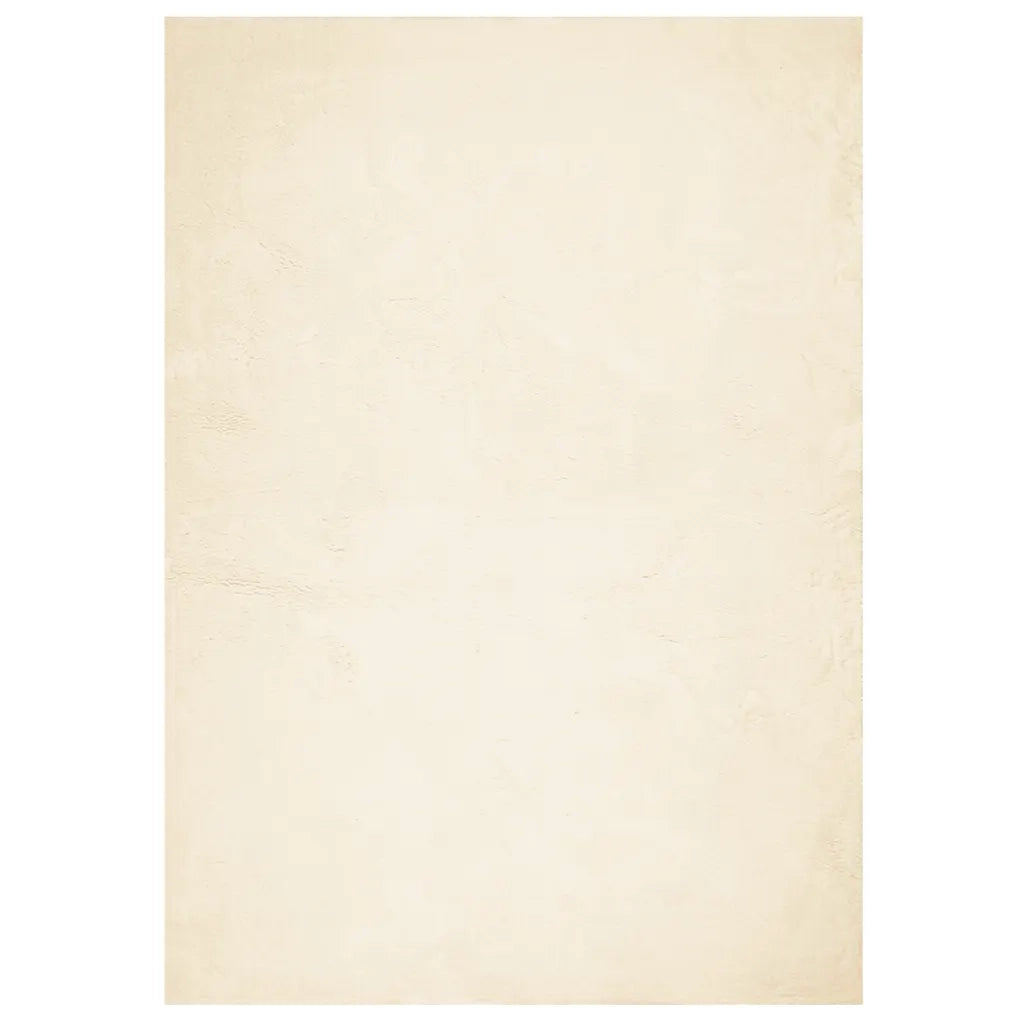 Tappeto a Pelo Corto HUARTE Morbido e Lavabile Crema 200x280 cm 375043