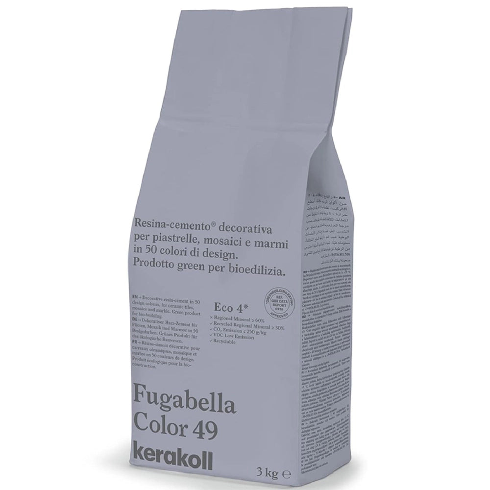 Stucco ibrido piastrelle fugabella impermeabile resistente confezione 3 kg *** colore- n 49, confezione 1