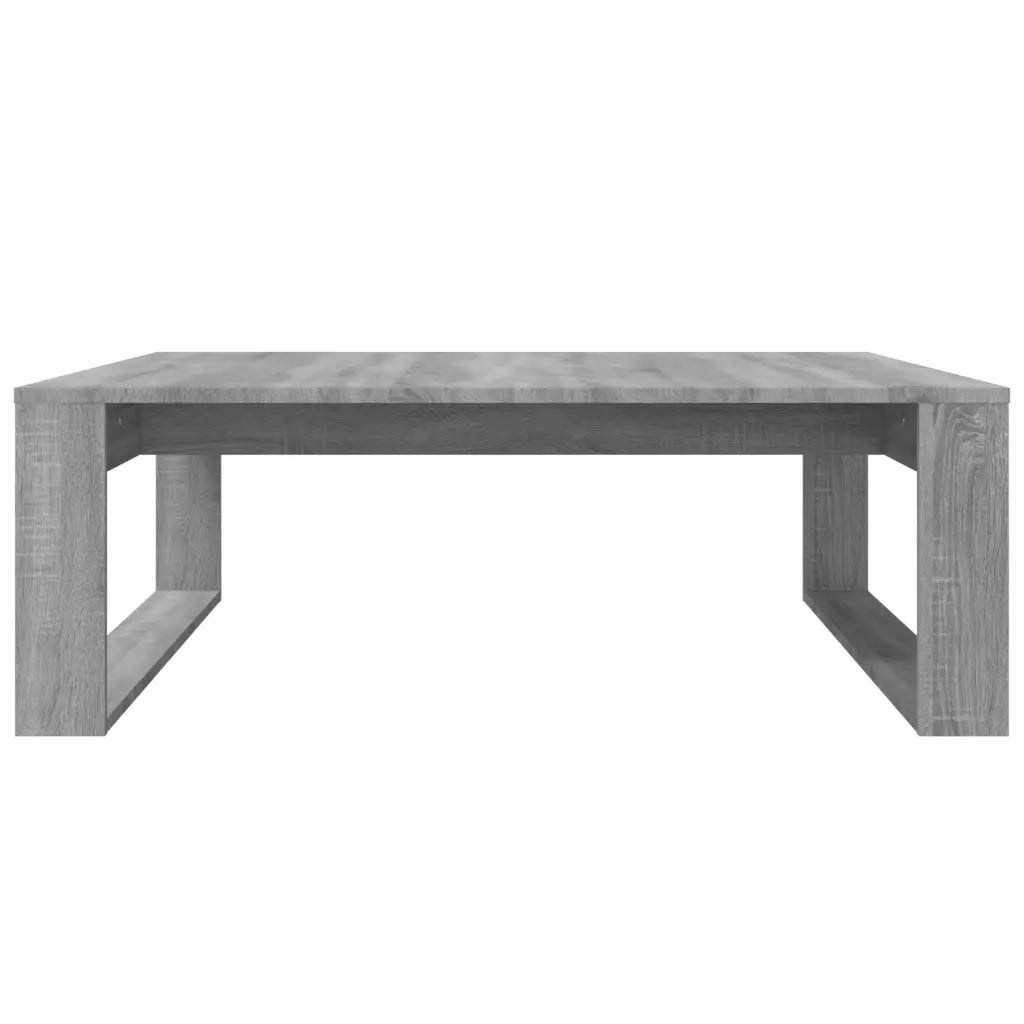 Tavolino Salotto Grigio Sonoma 100x100x35 cm Legno Multistrato 816000