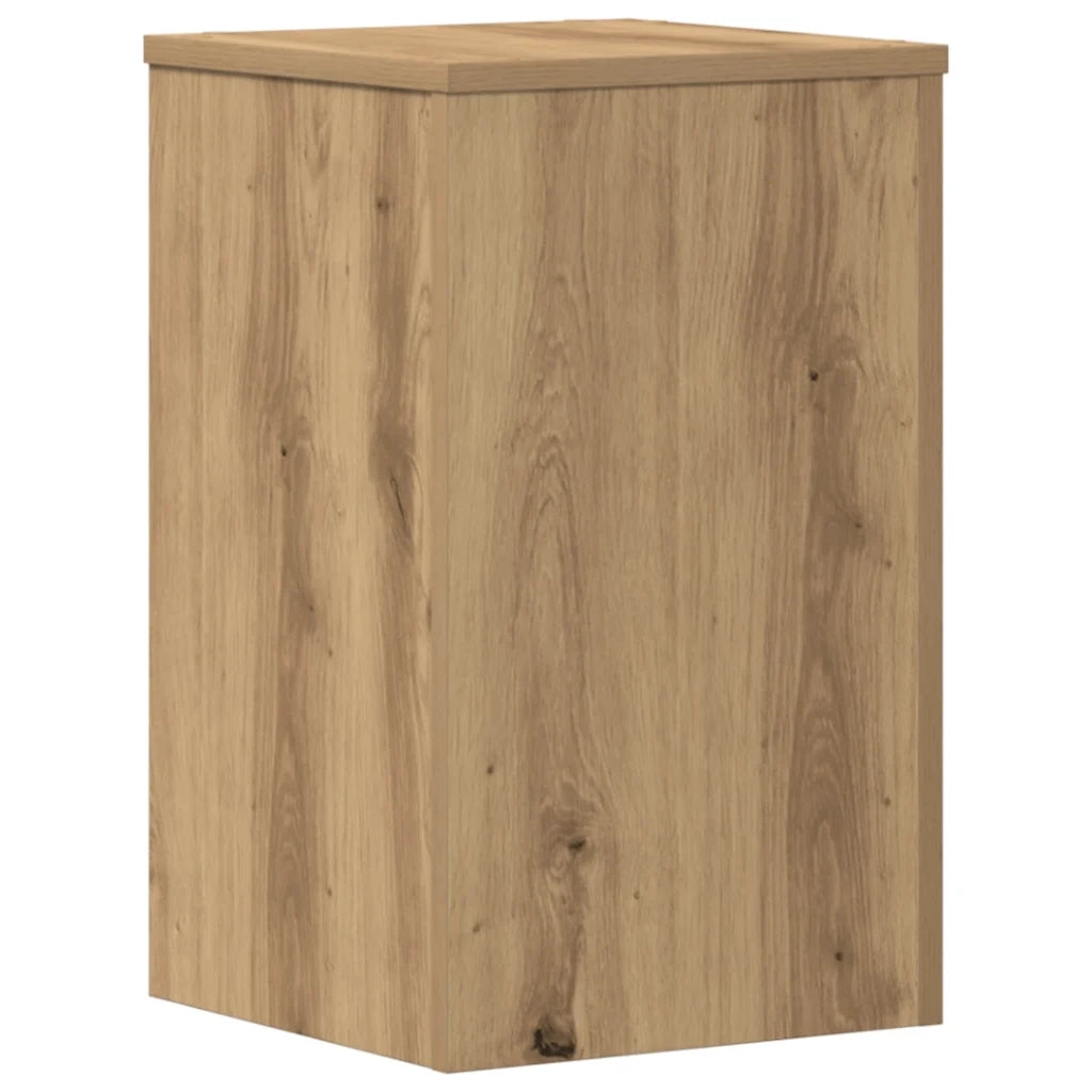 Supporti per Piante 2 pz Rovere 30x30x50 cm in Multistrato 852923