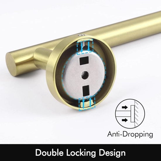Sostegno per Asciugamano da Bagno in Acciaio Inox da Appendere 70 cm