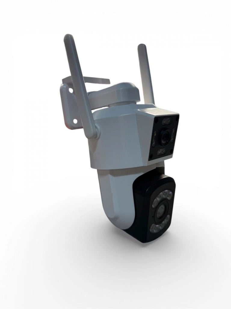 Telecamera Wireless Wifi IP Smart Camera Doppia Lente Motorizzata Ptz iCam365