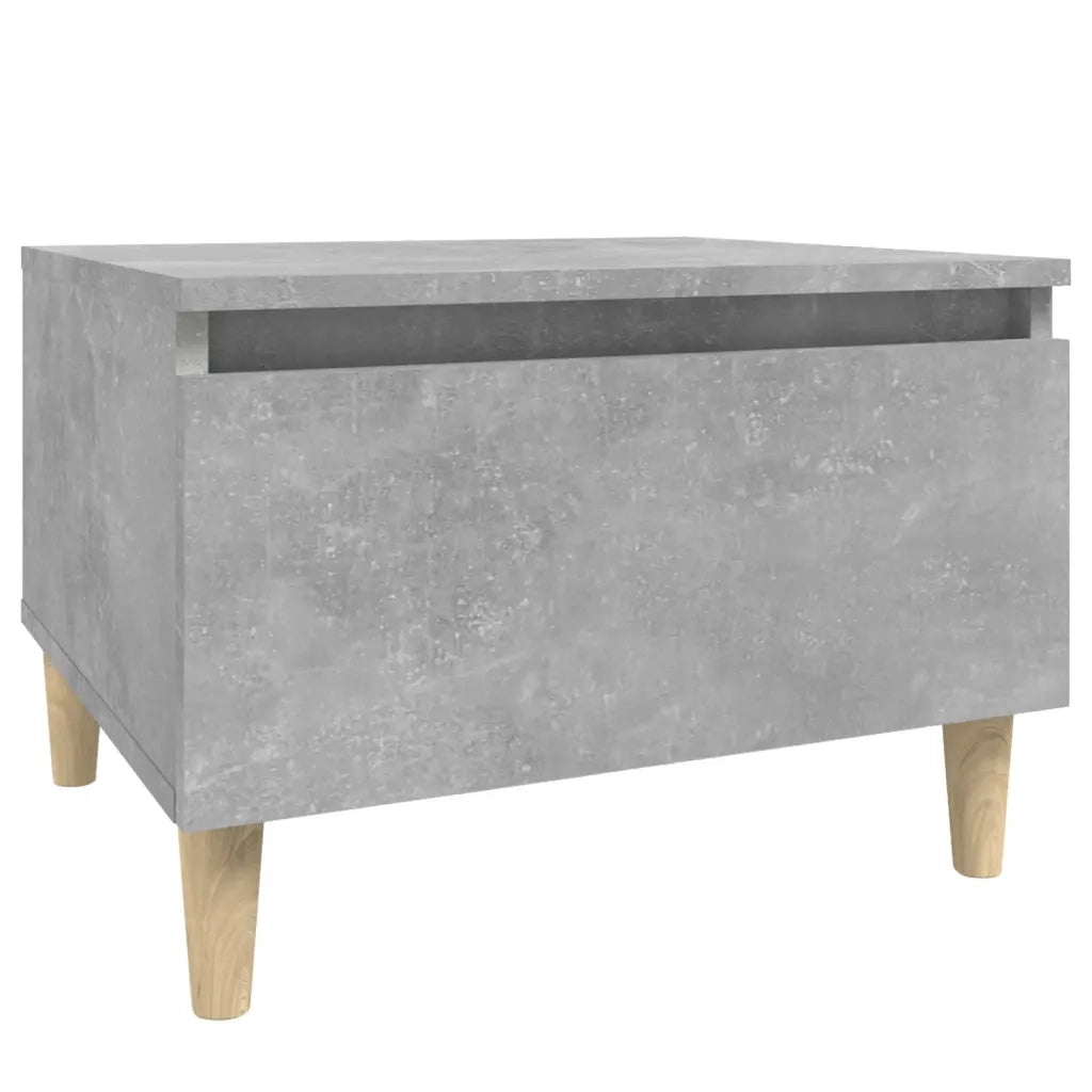 Tavolini 2pz Grigio Cemento 50x46x35 cm in Legno Multistrato 819509