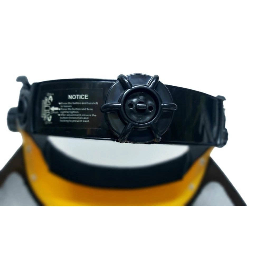 Trade Shop - Visiera Per Decespugliatore Cuffie Regolabile A Rete Protettiva Maschera 435320 -