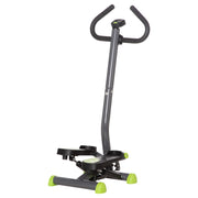 Stepper Fitness con Manubrio ¨C Xylo ¨C Acciaio e ABS, Monitor LCD, Pedali Antiscivolo, 55x44x108 cm