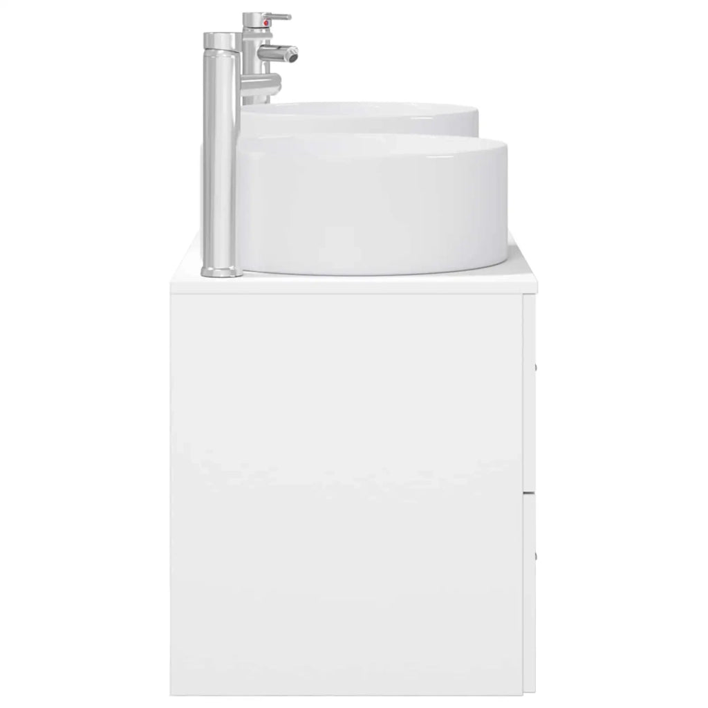 Set di mobili per il bagno 3 pz Bianco 49,5 x 44,5 x 65,5 cm 3405955
