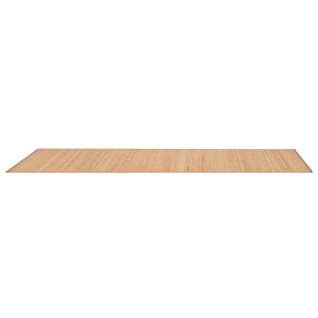 Tappeto in Bambù 80x300 cm Marrone 247206