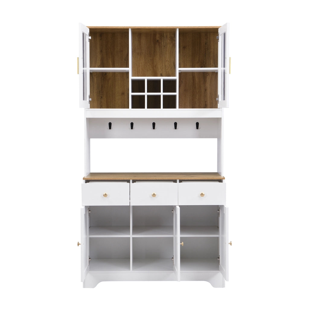 Mobile Alto e Credenza ¨C Xylo ¨C Bianco, Legno, 94.5x30x175.5 cm