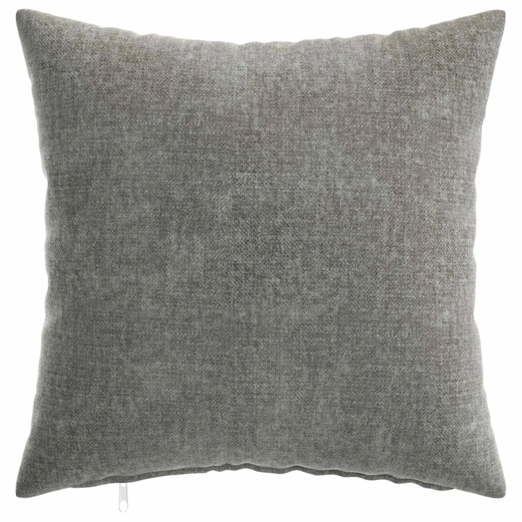 Federa 6 pcs HEERLEN Grigio Scuro 40 x 40 cm Tessuto Chenille 908501