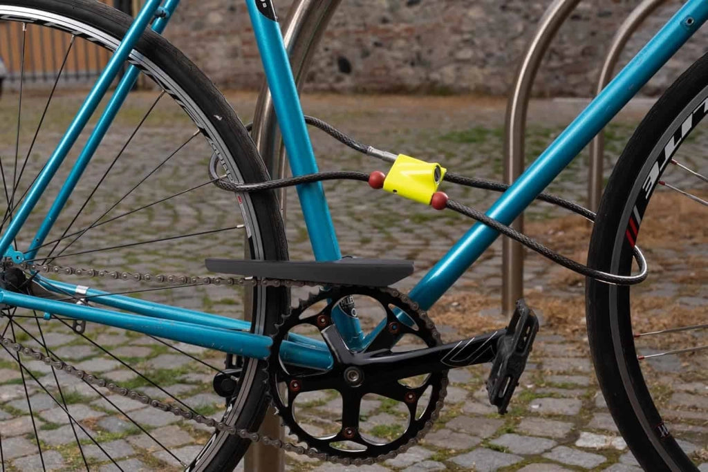 Bullock Dual Cavo Antifurto per Veicoli a Due Ruote, Chiusura Regolabile, Doppio Blocco, Adatto a Moto, Scooter e Bici