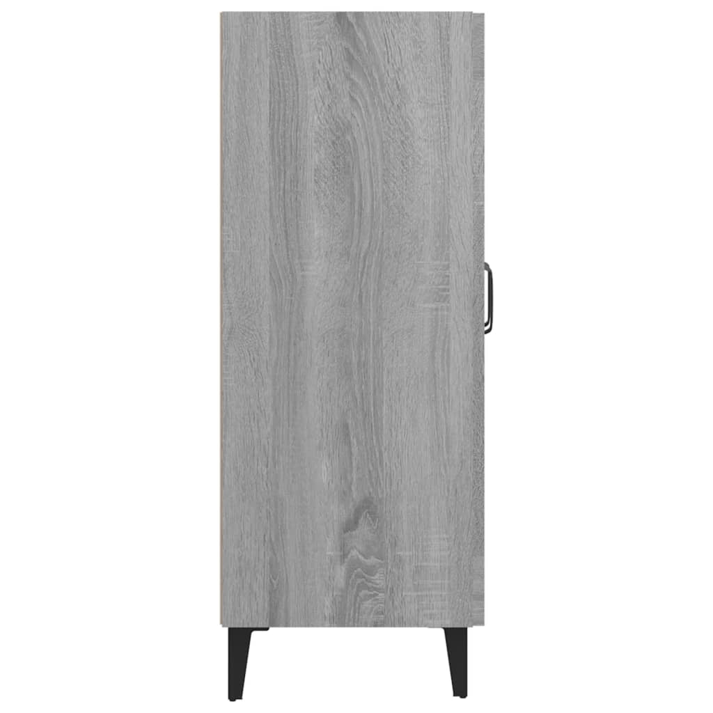 Buffet credenza cassettiera armadio mobile contenitore organizer cucina soggiorno Sonoma 69,5 x 34 x 90 cm legno ingegnerizzato grigio 02_0036448