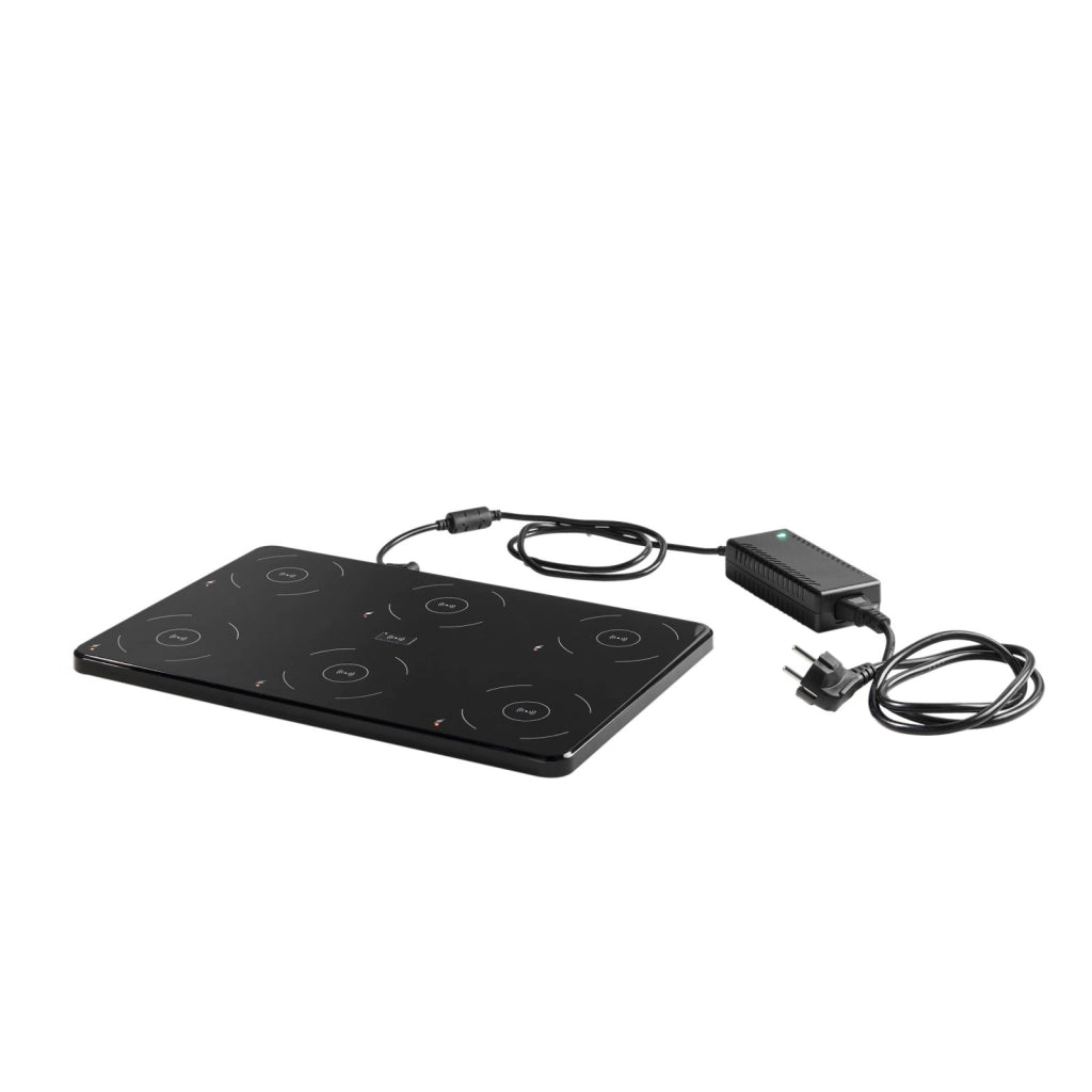 BASE DI RICARICA NERA PER LAMPADE DA TAVOLO LIBERTY 6 STAZIONI 5V 1,5A