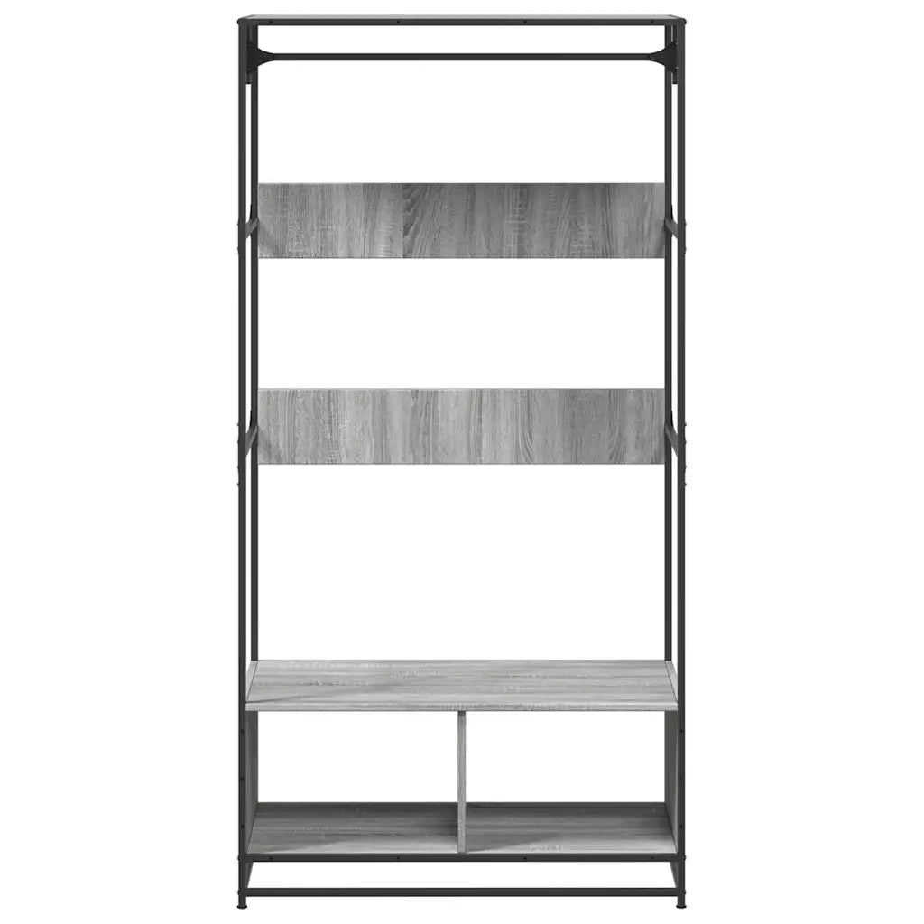 Armadio Grigio Sonoma 90x50x180 cm in Truciolato 849297