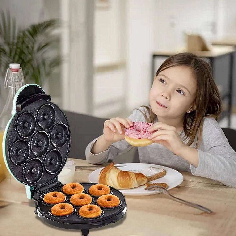 Trade Shop - Macchina Elettrica Per Ciambelle Frittelle Double Face Riscaldante Antiaderente -