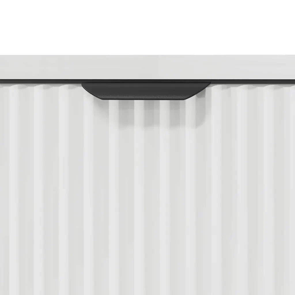 Armadio per Lavabo da Bagno Bianco lucido 60,5 x 33,5 x 61 cm