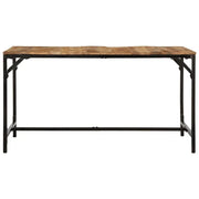 vidaXL Tavolo da Pranzo 140x70x75 cm in Legno Massello di Mango Grezzo