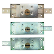 SERRATURE PER SERRANDA art.0733.4 - later.dx/sx (1 mand.) - catenacci piegati  - PREFER