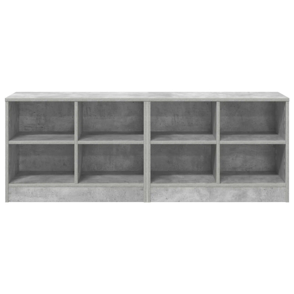 Armadietto per letto 2 pz Grigio Cemento 66 x 33 x 48 cm CFW4840763