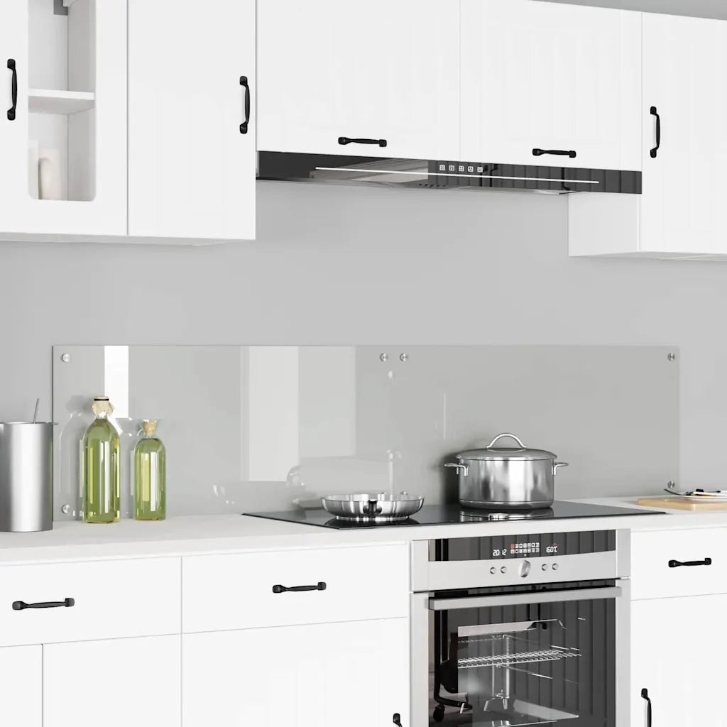 Schienale da cucina 2 pz Trasparente 90 x 40 cm CFW1013488